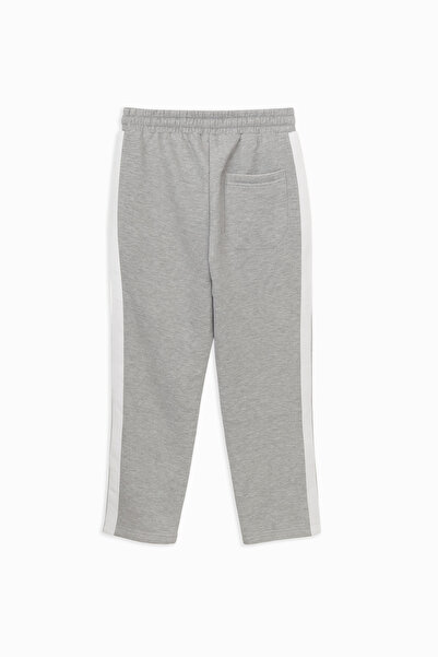 BARRELS AND OIL Men's Thick Piped Sweatpants - Gray Melange
