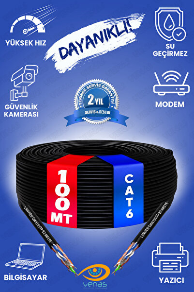Venas كابل كومبو CAT6 بطول 100 متر