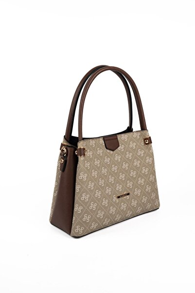 Silver Polo Silver & Polo Sp1254 Women's Handbag Monogram Y.Green-Brown