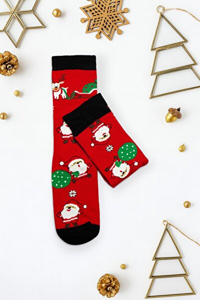 Rumon New Year's Themed Cotton Socks