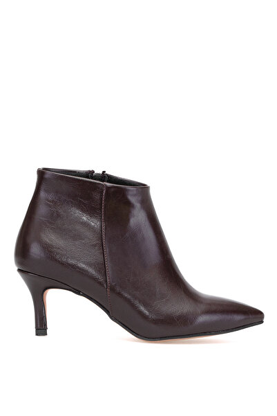 Ayakkabı Fuarı Elit Brk308C Women's Heeled Boots Brown