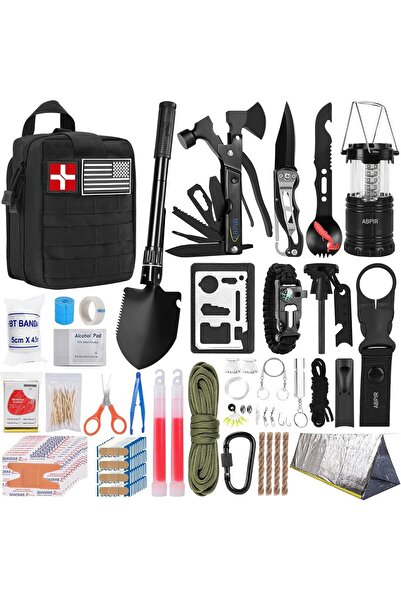 Generic Abpir 171PCS Survival First Aid Kit with Survival Gear and MOLLE Nylon Bag