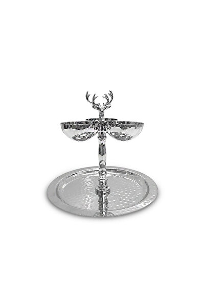 Karaca Home Loren Çerezlikli İkramlık Gümüş 8x21 cm