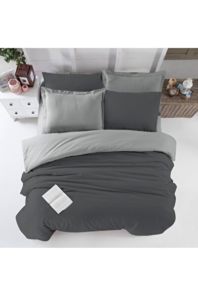 Bayev Dore Anthracite-Grey Single Duvet Cover Set 160X220