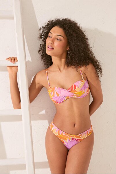 Perspective Women Secret Çok Renkli Tropikal Desenli Bikini Altı
