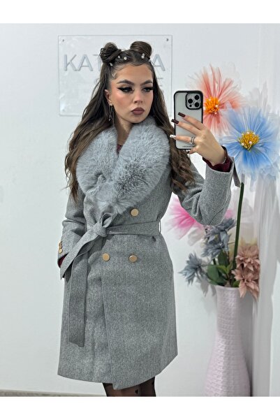 KATYDEA STORE Palton damă gri Helen