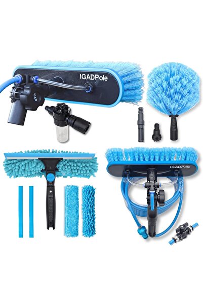 IGADPole Perie cu alimentare cu apă, Perie pentru pânze de păianjen și Raclet...