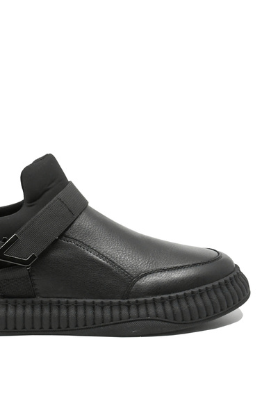 OTTER Men's Smart Casual Slip-On Boots, Black