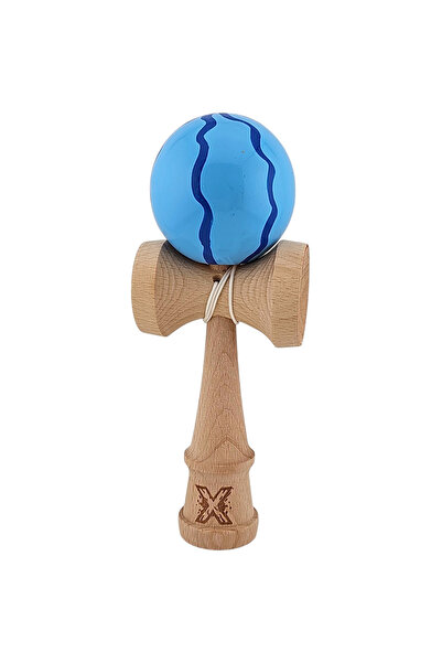 VİBE Kendama X, Super Sticky, 18 cm, Albastru