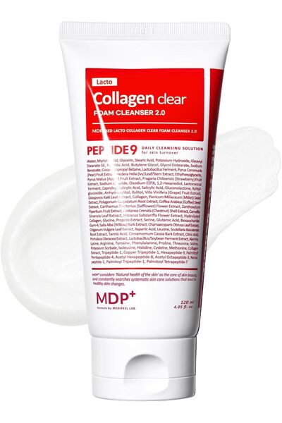 Medipeel MDP Red Lacto Collagen Clear 2.0 Foaming Facial Wash 120ml