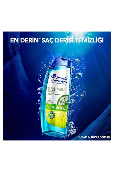 Head&Shoulders Derinlemesine Temiz Yağlanma Kontrolü Limon 300 Ml x 2 Adet