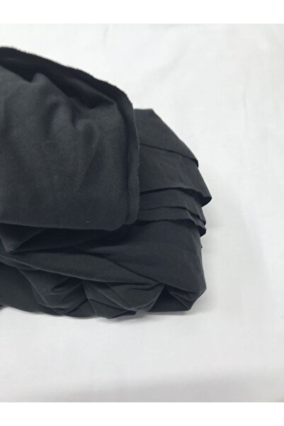 Yiğit Kumaş Sports Uniform Flowy Polyester Combed Stretch Fabric, Piece 170X160 cm Black Color