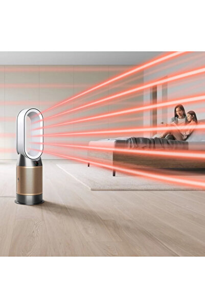 DYSON Air purifier 3in1 HP09 NK/GD, Cooler, Heater, 81m2, WiFi, 10 speeds, Oscillation, Nickel/gold