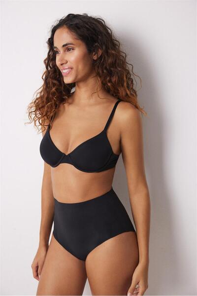 Perspective سر النساء يبرز انحناءات الجسم مشد أسود