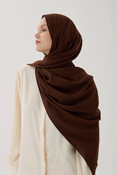 Valentino Orlandi Vo Logo Shawl - Brown