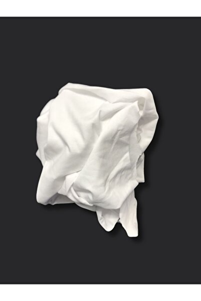 Yiğit Kumaş Single Jersey Fabric, Piece 95X175 cm White Color