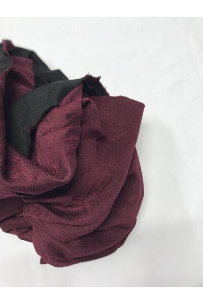 Yiğit Kumaş Ecrin Fabric Winter Combed Cotton, Piece 170X170 cm Burgundy Color