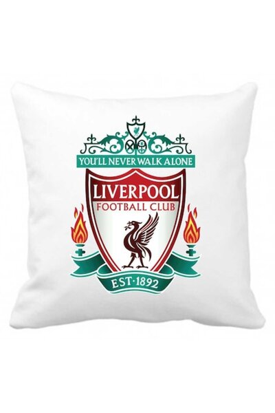 CRD PRINT Personalized pillow with Liverpool logo print, 40 x 40 cm, polyeste...