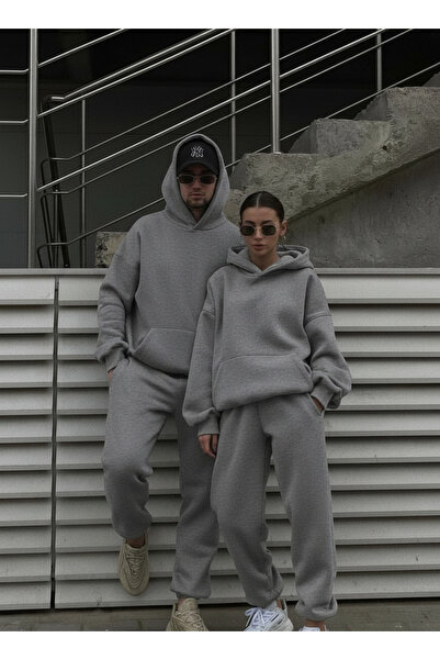 BayBayan Unisex 3 Yarn Sha Fleece-Lined Sweat Suit Suitable for the Use of If...