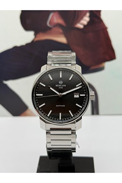 Hislon Steel Mens Watch Sapphire Crystal 3 Atm Waterproof 3 Years Warranty
