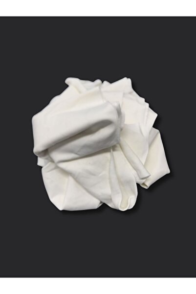 Yiğit Kumaş Bebe Ribana Flexible Combed Cotton Fabric, Piece 90X135 cm Ecru Color