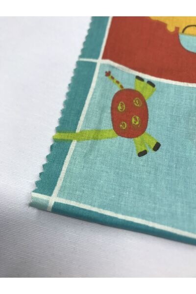 Yiğit Kumaş Poplin Fabric Patterned, Piece 40X50 cm Patchwork Fabrics