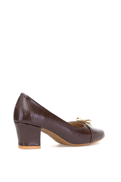 Ayakkabı Fuarı Elit Pm280 K555 Women's Classic Heeled Shoes Brown