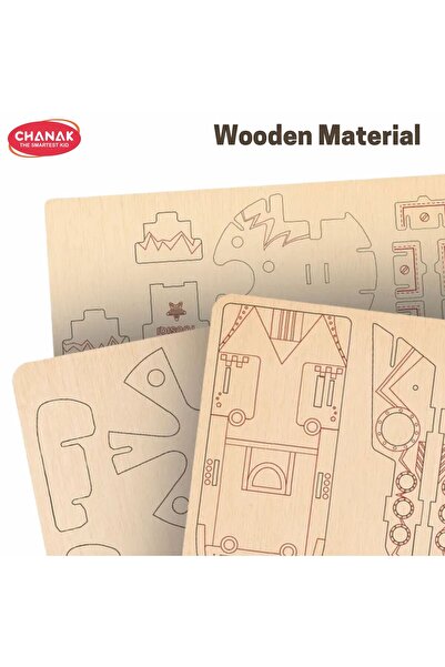 Chanak 4-in-1 DIY Science Experiment Kit for Kids | Build Volcano, Dinosaur & Snow Models