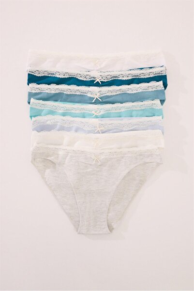 Perspective Women Secret 7-пакет класичних бавовняних трусиків, різнокольоровий принт