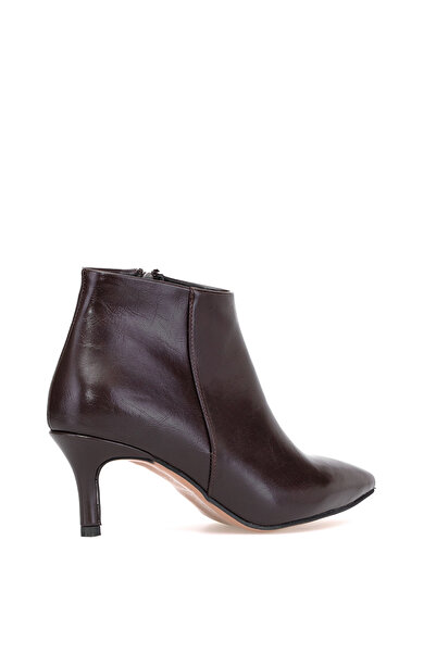 Ayakkabı Fuarı Elit Brk308C Women's Heeled Boots Brown