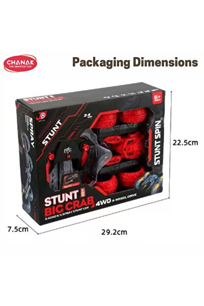 Chanak Stunt Big Crab 360° Rotating Rc Car Double-Sided 4Wd Remote Control Rechargeable Car