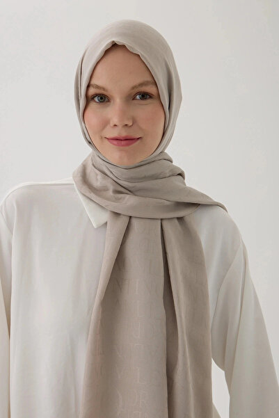 Valentino Orlandi Vo Logo Shawl - Stone