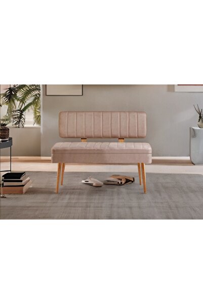 Vivense VİNA KUMAŞLI SANDIKLI BANK, ATLANTİK TAŞ RENGİ