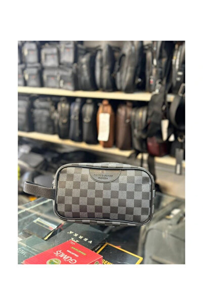 BORA TAKTİK Bora Erkek Siyah Vegan Deri Suya Dayanıklı Elegan Portföy Stil El...