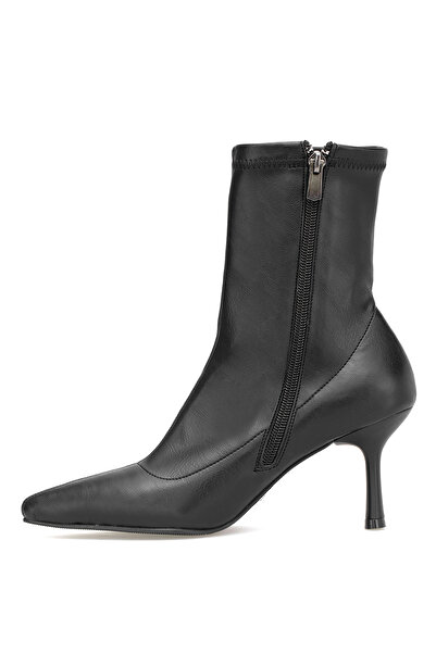 Ayakkabı Fuarı Elit 25Kmst1179C Women's Heeled Boots Black