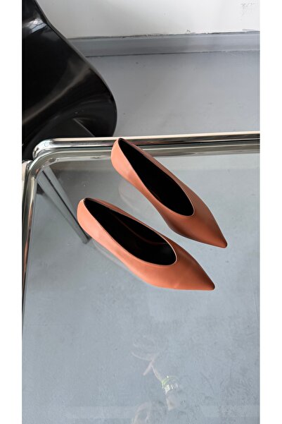 Eataly Shoes Alba Taba Skin Wedge Heeled Women's Shoes