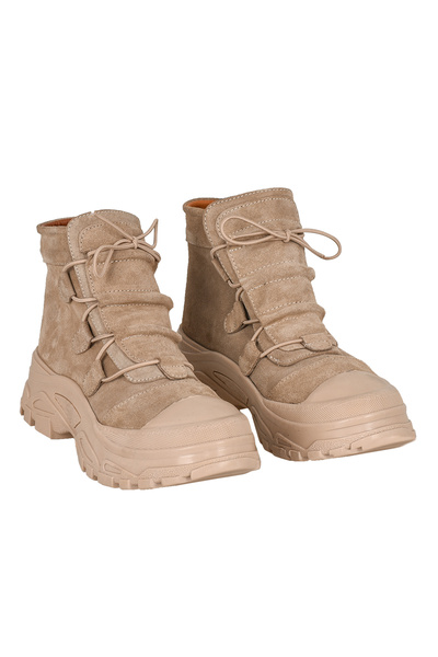 NOOSY Genuine Leather Mink Women's Boots