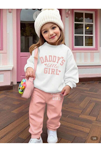 MİLANA MODA Kız Çocuk Mevsimlik Kumaş Alt Üst Takım