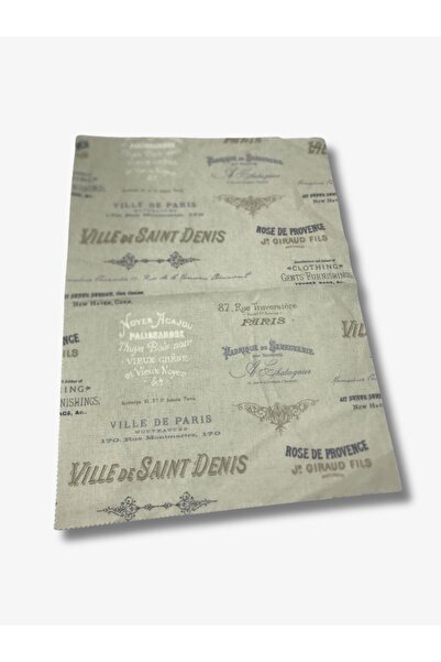 Yiğit Kumaş Duck Fabric Patterned, Piece 40X50 cm 3 Pieces Patchwork Fabrics