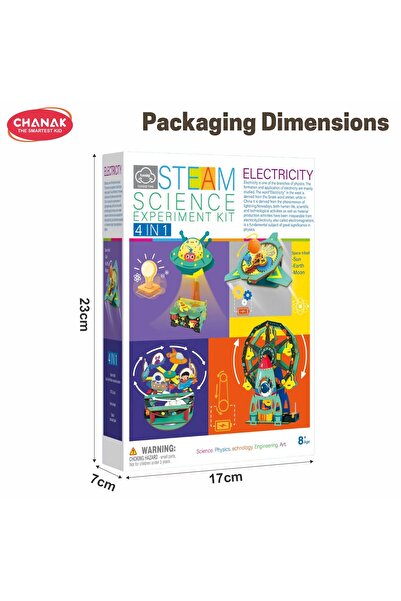 Chanak 4-in-1 STEM Science Experiment Kit for Kids | DIY Physics & Engineering Projects
