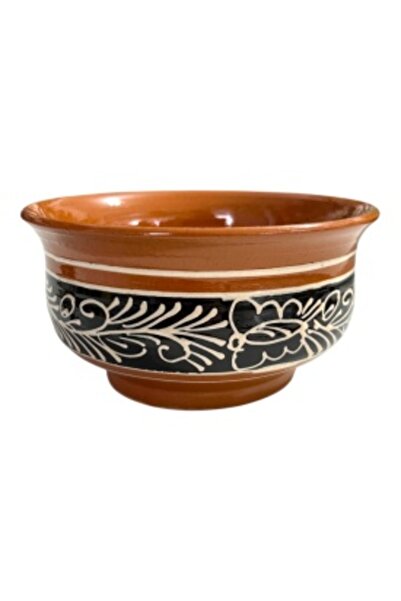 Ceramica Martinescu Traditional Romanian ceramic bowl, handcrafted and decorated – Serving bowl, 13 cm