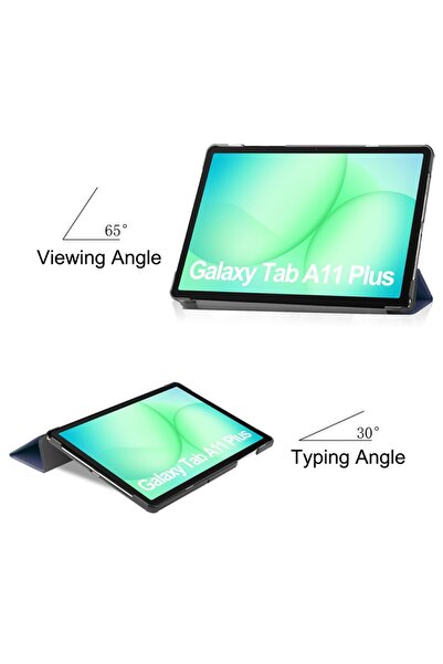 SKYDDAR INNOVATION Tablet case for Samsung Galaxy Tab A11 Plus / A9 Plus, FoldPro, Blue, set sticker