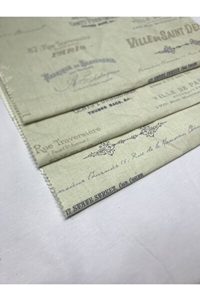 Yiğit Kumaş Duck Fabric Patterned, Piece 40X50 cm 3 Pieces Patchwork Fabrics