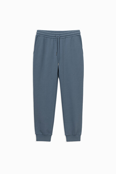 BARRELS AND OIL Men's Ribbed Jogger Pants - Indigo