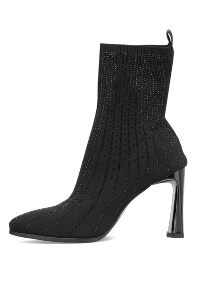 Guja 25K104 Women's Stone Heeled Boots Black