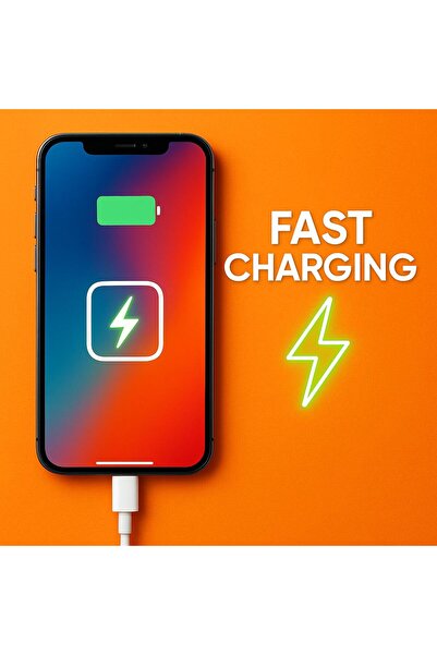 UCG Iphone Samsung Redmi Tüm Uyumlu Hızlı Şarj Aleti Adaptör+ Kablo 6 7 8 x 1...