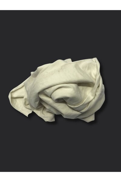 Yiğit Kumaş Tok Single Jersey Fabric, Piece 90X190 cm Cream Color