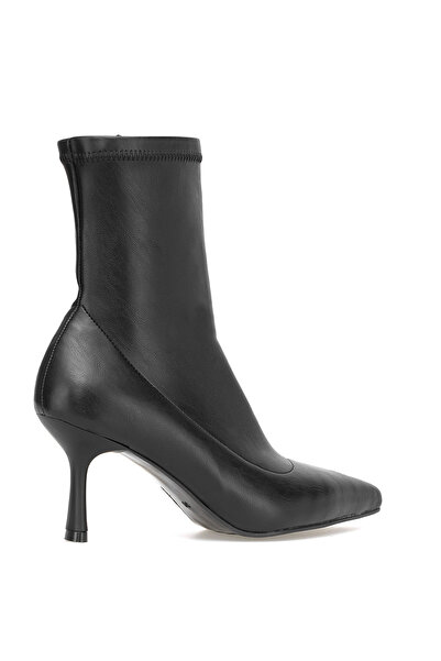 Ayakkabı Fuarı Elit 25Kmst1179C Women's Heeled Boots Black