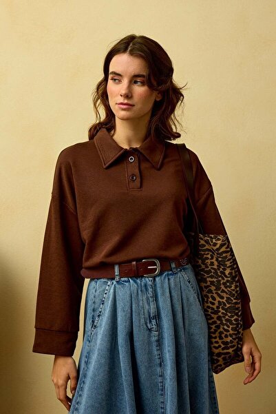 Ceylan Otantik Πόσιμο καφέ Polo Yaka Crop