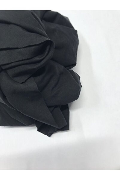 Yiğit Kumaş Sports Uniform Flowy Polyester Combed Stretch Fabric, Piece 130X150 cm Black Color